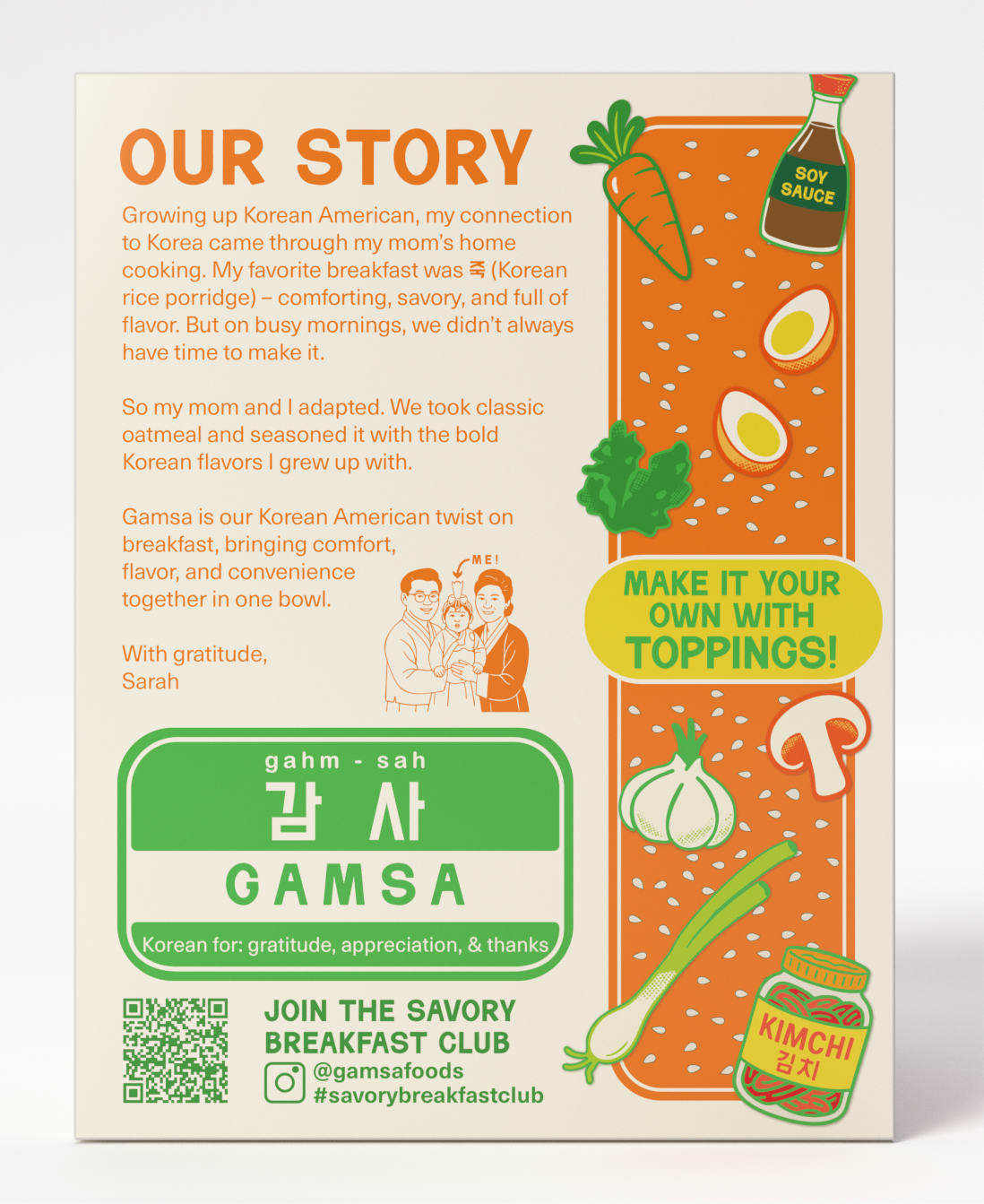 Sesame Garlic Savory Oatmeal 5-Pack