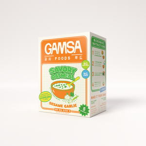 Sesame Garlic Savory Oatmeal